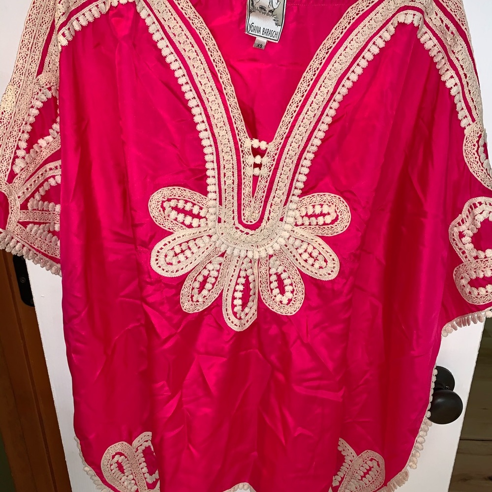 Yoana Baraschi kimono style silk blouse
